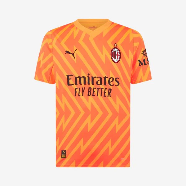 AAA Quality AC Milan 23/24 GK Orange Soccer Jersey